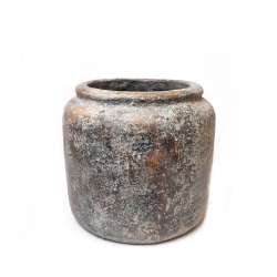 Wazon ceramiczny Osłonka donicy Rustykalny beton